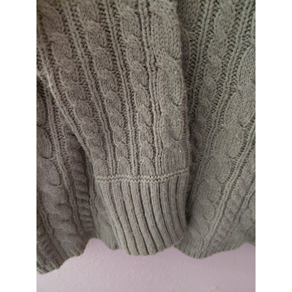 I Heart Ronson Hooded Cable Fair Isle Sweater Women's Size XS - Picture 4 of 12